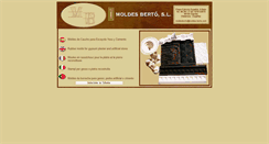 Desktop Screenshot of moldes-berto.com